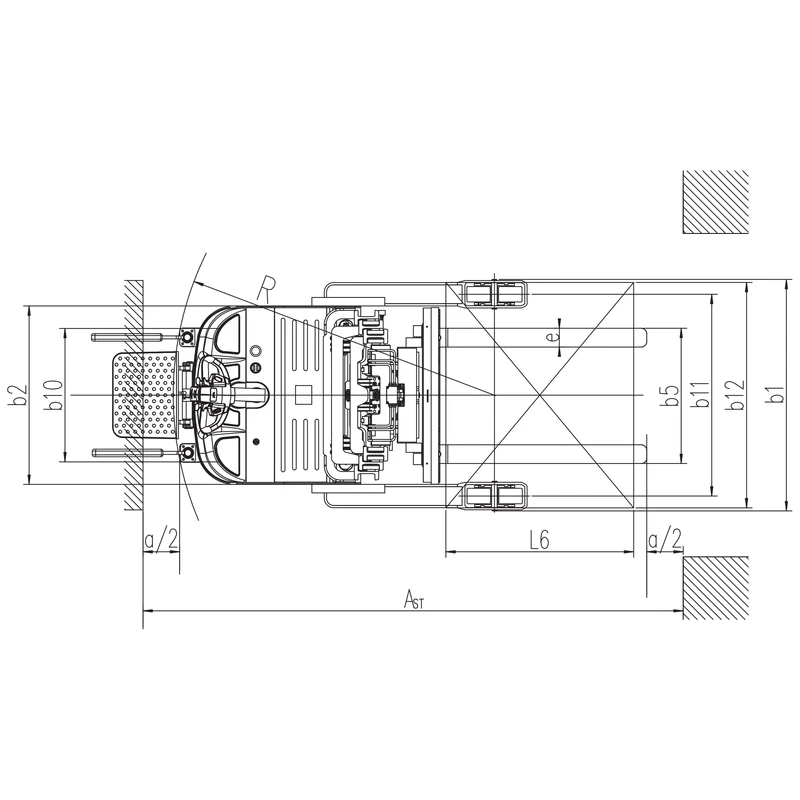 Chariot électrique à mât rétractable EVV15DDS/EVV20DDS-P, hauteur de levée jusqu’à 6 000 mm