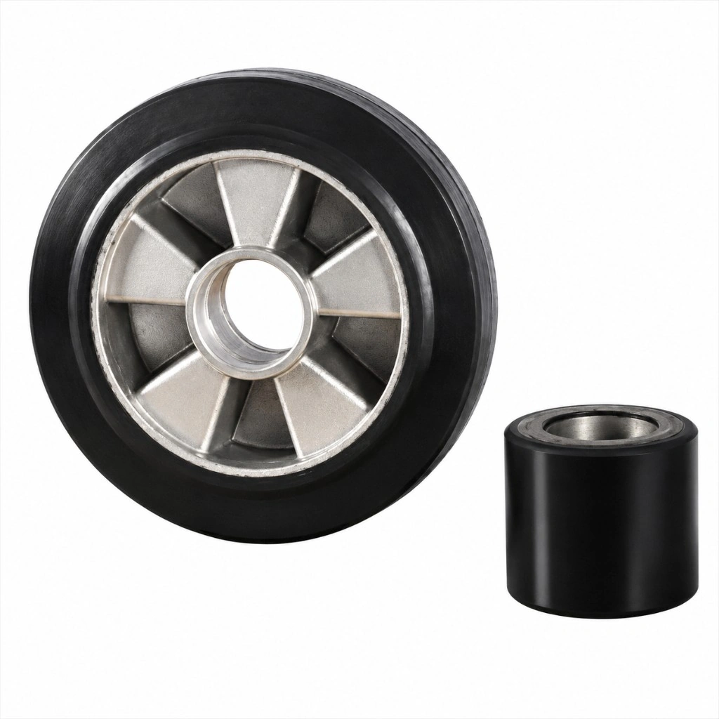 Roues en caoutchouc du transpalette manuel RPV2500PT/RPV3000PT