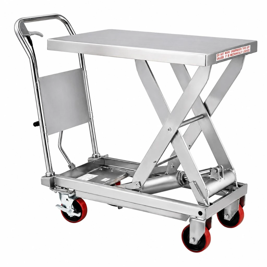 Table élévatrice mobile en acier inoxydable (MPS500S) 500 kg