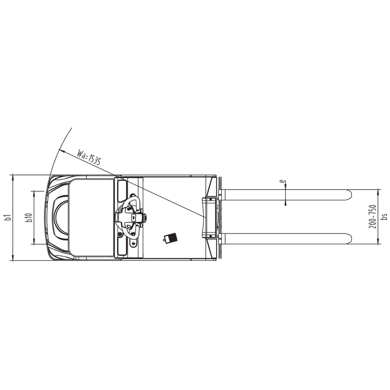 Préparateur de commandes électrique au sol NKV10-P 1 000 kg – vue 5