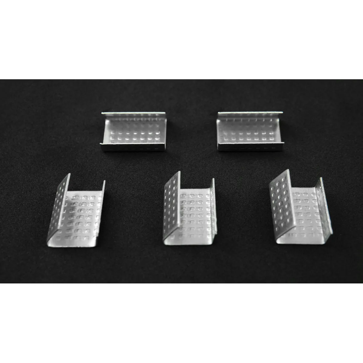 Chapes de cerclage en acier BUCKLES-16PP pour feuillard PP de 16 mm