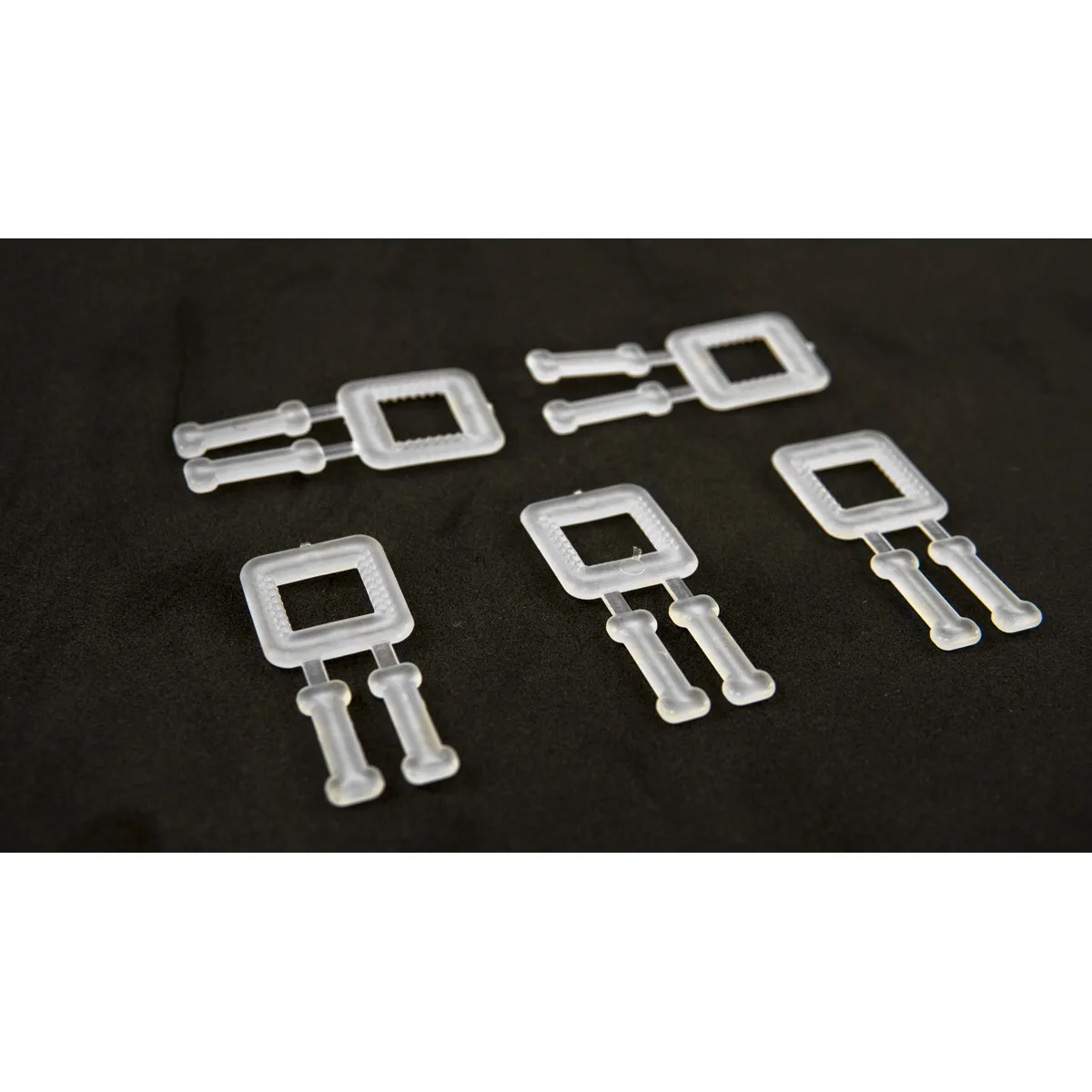 Boucles en plastique blanc pour feuillard PP (BUCKLES-5P) 12 mm