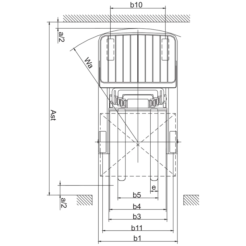 Chariot à mât rétractable à contrepoids REV15ST de 1 500 kg – vue 5