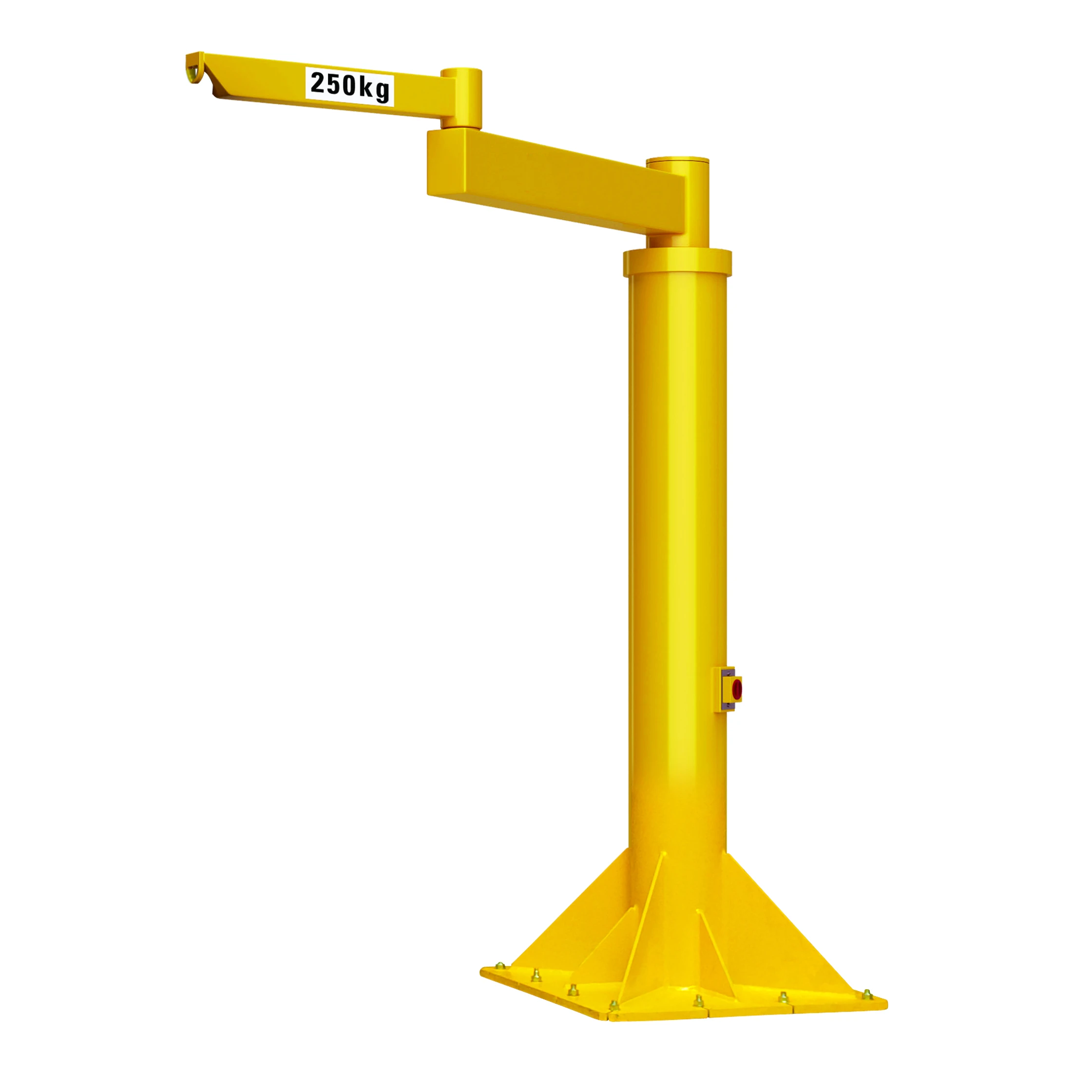 Potence articulée sur colonne autoportante (ZSD-S), 50–1000 kg, portée 2–5 m